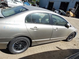 2007 Honda Civic LX Gold Sedan 1.8L Vtec AT #A24896